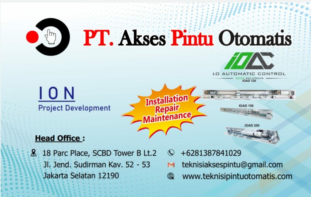 Jasa Instalasi Pintu Otomatis Jakarta, Jasa Instalasi Pintu Otomatis Bogor, Jasa Instalasi Pintu Otomatis Tangerang, Jasa Instalasi Pintu Otomatis Depok, Jasa Instalasi Pintu Otomatis Bekasi, Jasa Instalasi Pintu Otomatis Karawang, Jasa Instalasi Pintu Otomatis Cikarang, Jasa Instalasi Pintu Otomatis BSD, Jasa Instalasi Pintu Otomatis Banten, Jasa Instalasi Pintu Otomatis Bandung, Jasa Instalasi Pintu Otomatis Batang, Jasa Instalasi Pintu Otomatis Kendal, Jasa Instalasi Pintu Otomatis Semarang, Jasa Instalasi Pintu Otomatis Jogjakarta, Jasa Instalasi Pintu Otomatis Solo, Jasa Instalasi Pintu Otomatis Tegal, Jasa Instalasi Pintu Otomatis Purwokerto, Jasa Instalasi Pintu Otomatis Surabaya, Jasa Instalasi Pintu Otomatis Gresik, Jasa Instalasi Pintu Otomatis Sidoarjo, Jasa Instalasi Pintu Otomatis Papua, Jasa Instalasi Pintu Otomatis Bali, Jasa Instalasi Pintu Otomatis Lombok, Jasa Instalasi Pintu Otomatis Balikpapan, Jasa Instalasi Pintu Otomatis Samarinda, Jasa Instalasi Pintu Otomatis Batam